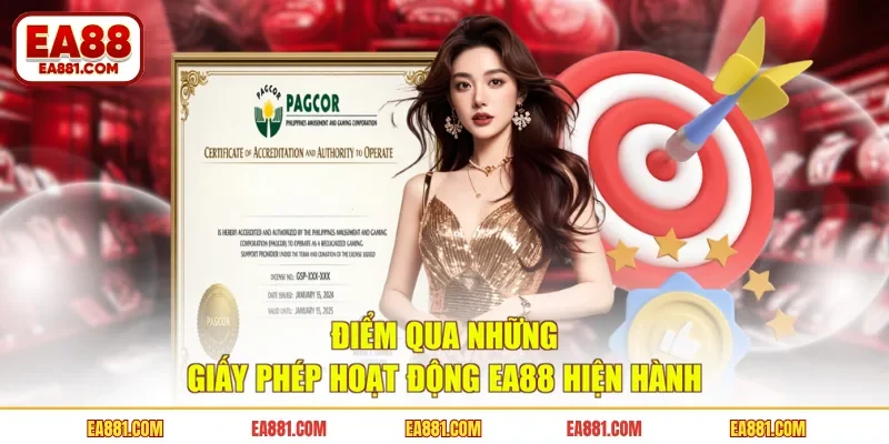 Điểm qua những giấy phép hoạt động EA88 hiện hành